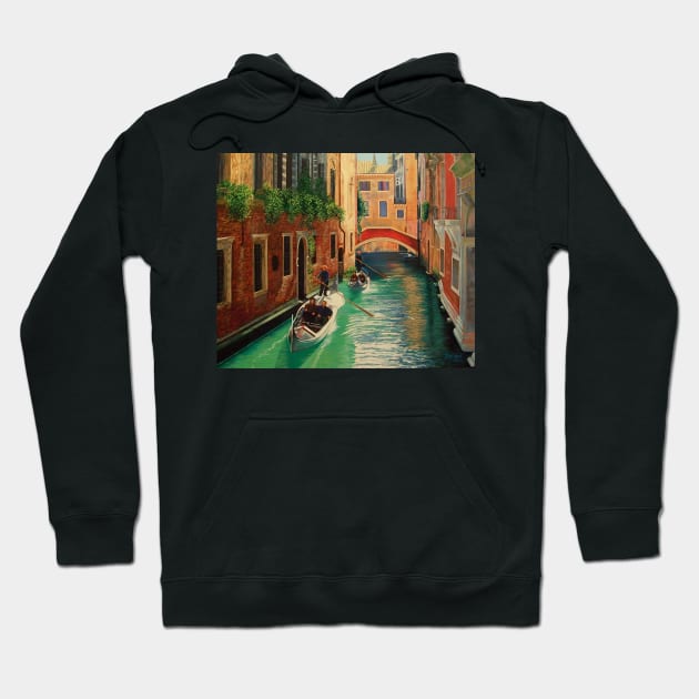 Venetian Gondoliers Hoodie by terryhuey